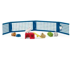 Schleich Farm WORLD 42500 Laufstall für Kaninchen und Meerschweinchen / ab 3 Jahren