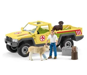 Schleich Farm WORLD 42503 Veterinärauto auf dem Bauernhof / ab 3 Jahren