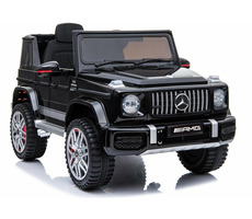 Eljet Kinder-Elektroauto Mercedes Benz G63 AMG schwarz / 60 W / Geschwindigkeit: 2,5-5 km-h / Tragfähigkeit: 30 kg