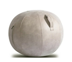 Eljet Vitaljet Designball - PU-Leder grau / Balanceball / 60-65 cm