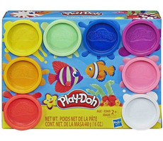 Hasbro Play-Doh Packung mit 8 farbigen Bechern - Regenbogen / ab 2 Jahren