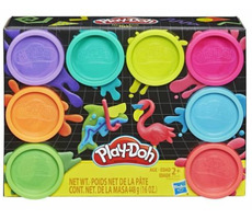 Hasbro Play-Doh Packung mit 8 farbigen Bechern - Neon / ab 2 Jahren