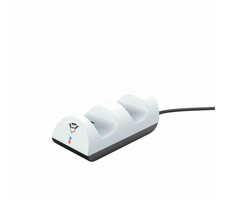 Trust GXT254 Duo PS5 Controller-Ladeständer / für 2 Controller / Weiß