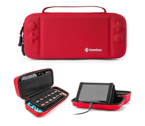 tomtoc Reiseetui für Nintendo Switch rot