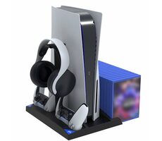 iPega P5013 Lade- und Kühlstation für PS5 und PS5-Controller schwarz