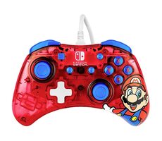 PDP Nintendo Switch Controller - Rock Candy Mario / Gamecontroller / kabelgebunden / USB / 2,5 m / Nintendo Switch