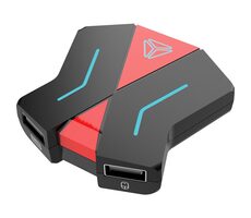 YENKEE YCP 1009 UNITY / Adapt. an Konsolen / Anschlussmöglichkeit für Maus + Tastatur + Kopfhörer / PS3/4 / Xbox S/X / Switch
