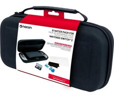 Nacon SWITCHNEWPACK5BLACK Starter Kit für Nintendo Switch 2 / Hülle / Displayschutzfolie / Spielbox