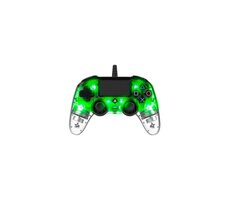 Nacon Wired Compact Controller transparent grün / Controller für PlayStation 4