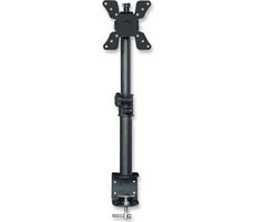 Techly Tischhalterung für LED|LCD 13"-30" 15 kg / höhenverstellbar 222 - 380 mm / Schwarz