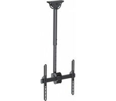 Techly Deckenhalterung für TV LED|LCD|PLAZA 32-55" 50 kg / verstellbar / VESA / schwarz