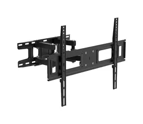 Solight 1MK41 mittelgroße Konsolenhalterung mit zwei Armen für Flachbildfernseher von 76-177 cm (30-70 Zoll)