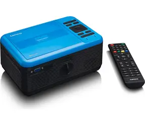 LENCO LPJ-500BU schwarz-blau / LED / 1920 x 1080 / 2800 ANSI / HDMI / USB / VGA