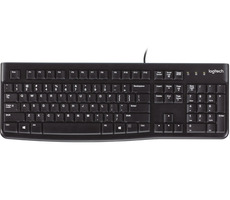 Logitech -Tastatur K120 For Business CZ- SK / USB / Kabelgebunden / Schwarz