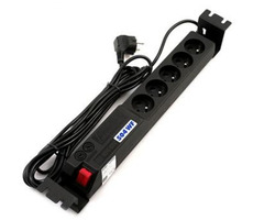 Acar Überspannungsschutz 504WF Rack 19" 5m / schwarz