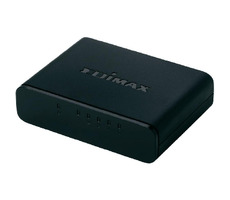 Edimax ES-3305P / 5- Port -Switch / 10/100 Mbit/s / Desktop / schwarz