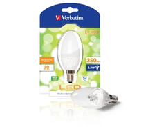 Verbatim LED-Leuchtmittel E14 (3,8W) / 250lm / Typ B matt / warmweiß