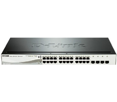 D-Link DGS-1210-24P / Gigabit PoE SMART Switch / 24x Gigabit RJ45 / 4X Gigabit SFP / 85W für PoE