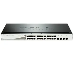 D-Link DGS-1210-24P / Gigabit PoE SMART Switch / 24x Gigabit RJ45 / 4X Gigabit SFP / 85W für PoE