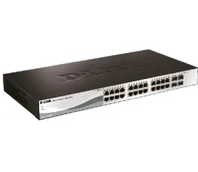 D-Link DGS-1210-28 / 24x 10/100/1000 Base-T- Port / 4 x 1000Base-T /SFP-Ports / Nachverkauf
