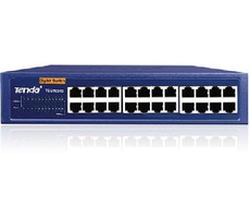Tenda TEG1024D / 24port 10/100/1000 Gigabit Switch / Metall / Blau