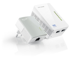 TP-LINK TL-WPA4220KIT / Powerline-Repeater AV500 / 802.11n / 2,4 GHz 300 Mbit/s / 2x LAN / HomePlug AV