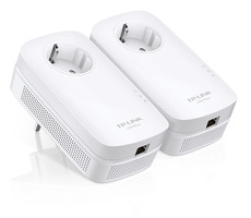 TP-LINK TL-PA8010PKIT / Powerline-Adapter AV1200 mit AC-Buchse / GLAN / 2 Stk