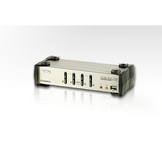 Aten KVM-Switch CS-1734BC / USB-Hub / OSD / 4PC Audio+USB-PS / 2