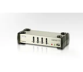 Aten KVM-Switch CS-1734BC / USB-Hub / OSD / 4PC Audio+USB-PS / 2