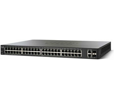 Cisco SG220-50P-K9-EU / Switch / 48- Port 10/100/1000 / PoE Smart+ / 2x Combo SFP