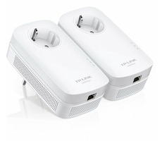 TP-LINK TL-PA8010P Starter Kit / Powerline-Adapter AV1200 / GLAN / HomePlug AV2 / AC-Buchse / 2 Stk