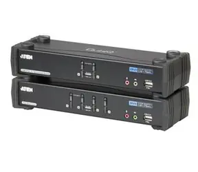 Aten CS1784A / 4- Port DVI USB 2.0 KVMP-Switch / 2.1 Surround Sound / Nvidia 3D