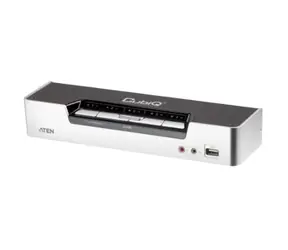 Aten CS1794 / 4- Port -HDMI-USB-2.0-KVMP-Switch / 4X HDMI-Kabel / 2- Port -Hub / HD-Audio