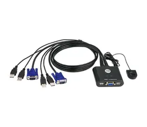 Aten CS22U / 2- Port -USB-KVM-Switch / Remote Port -Wahlschalter / 0,9 m