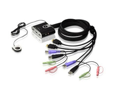Aten CS692 / 2- Port USB-HDMI-KVM-Switch / Audio 2.1 / Remote Port -Wahlschalter / 1,8 m