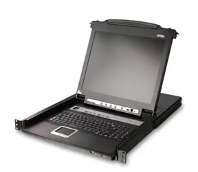 Aten CL5708M / KVM 8 Port / LCD LED 17" + Tastatur + Touchpad USB / PS-2