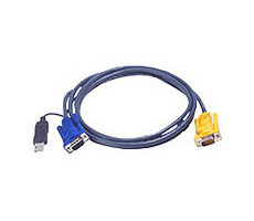Aten KVM-Kabel HD15-SVGA / USB / 1,2 m