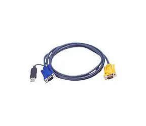 Aten KVM-Kabel HD15-SVGA / USB / 1,2 m