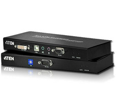 Aten Extender PC-Konsole DVI bis 60m / USB / bis 1920x1200 Punkte / Surge / RS-232