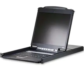 Aten CL-1316N / 16- Port KVM PS/2+USB / OSD / Rack / 19" LCD / Touchpad / Tastatur