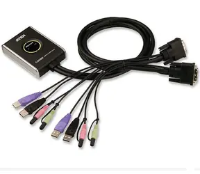 Aten CS-682 / 2- Port DVI KVMP USB2.0 / Mini / Audio / 1,2 m Kabel