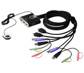 Aten CS-692 / 2- Port HDMI KVM USB2.0 Mini / Audio / 1,2 m Kabel / DO