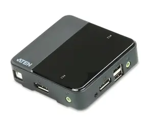 Aten CS-782DP / 2- Port DisplayPort KVM USB / Audio / inklusive Kabel 