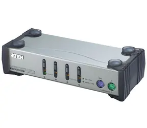 Aten CS-84AC / 4- Port KVM PS2 / 1,2 m Kabel 