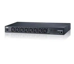 Aten Netzteil 8x IEC320 C13 + 1x C14 über IP / Bankmessung / Rack / 1 HE