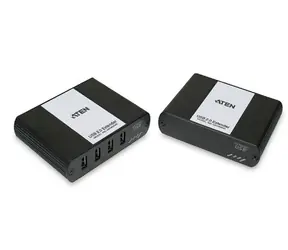 Aten USB 2.0-Verlängerung mit 4-Port-Hub / bis zu 100 m / über Cat5-Kabel