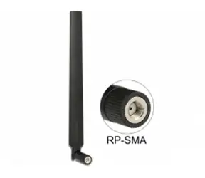 DeLock WLAN Antenne RP-SMA 802.11 ac/a/h/b/g/n 4 - 7 dBi / omnidirektional