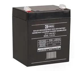 Emos Wartungsfreier Bleiakku 12V / 5Ah / Faston 6,3mm