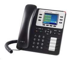 Grandstream GXP2130 (v2) / VoIP-Telefon / 3x SIP-Konto / HD-Audio / Bluetooth / Headset-Unterstützung / Farb-LCD / 2x GLAN
