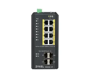 ZyXEL RGS200-12P / Desktop-Switch / 12x 1 Gbit/s / 8x GbE + 4X SFP / PoE 30W